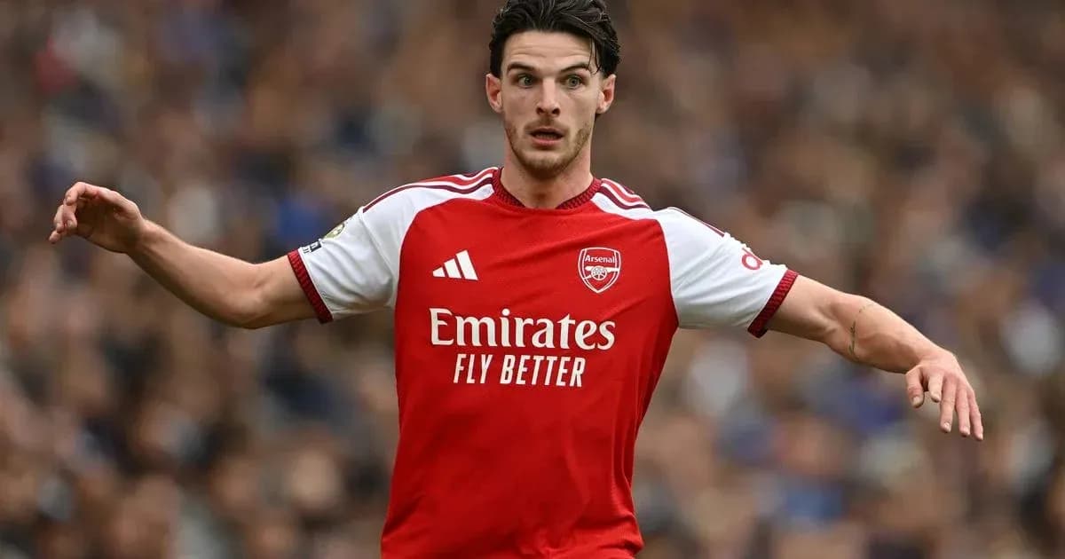 Player in Arsenal kit during a match
