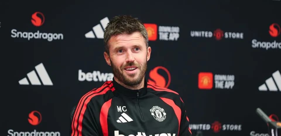 Manager speaking at Manchester United press conference