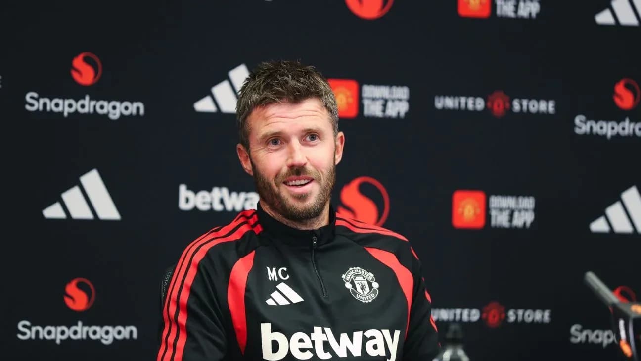 Manager speaking at Manchester United press conference