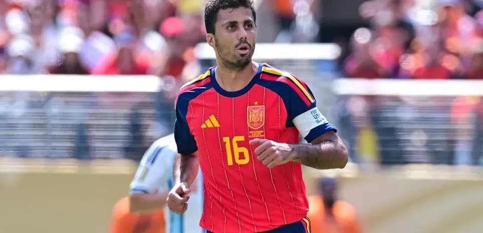 Player in Spain jersey during a match
