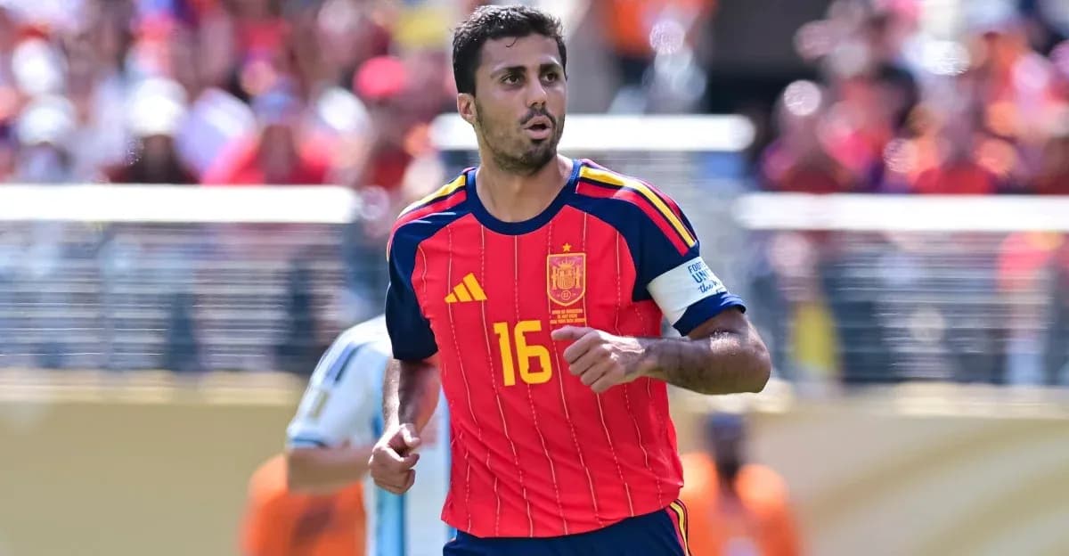 Player in Spain jersey during a match