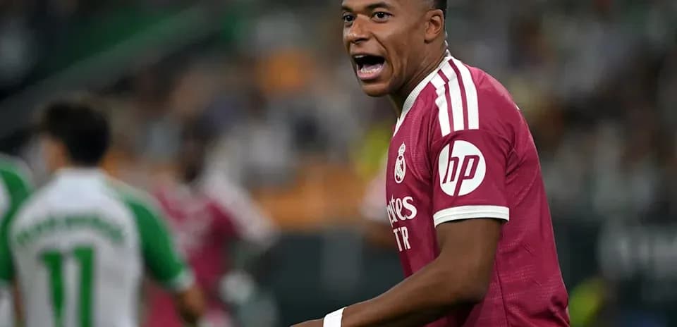Player celebrating during a football match