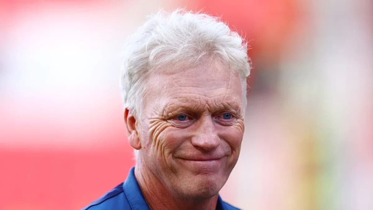 Manager smiling during pre-match event
