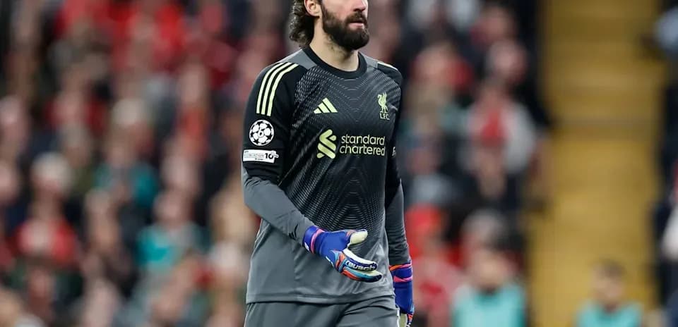Goalkeeper in Liverpool kit during match