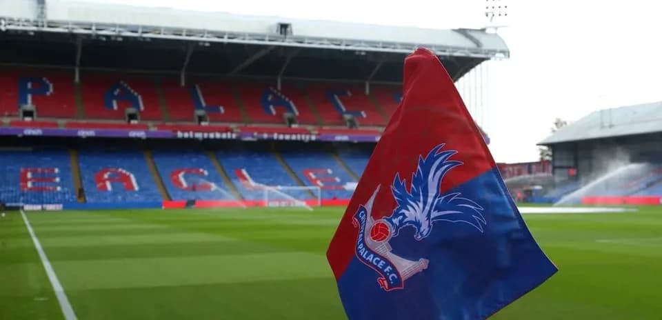 Corner flag at Selhurst Park stadium before match