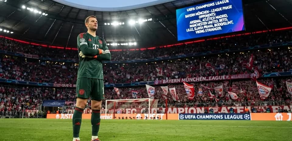 Bayern München goalkeeper during UEFA Champions League match
