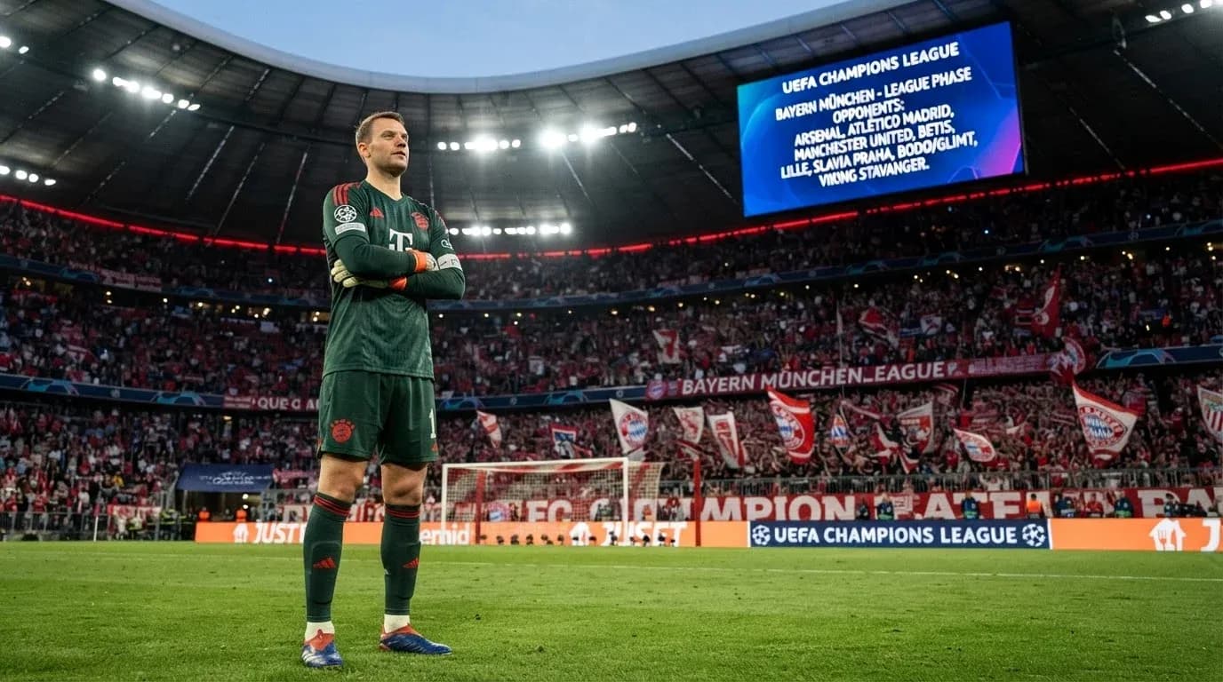 Bayern München goalkeeper during UEFA Champions League match