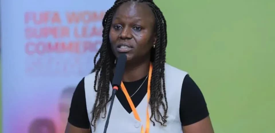 Speaker at FUFA Women Super League event