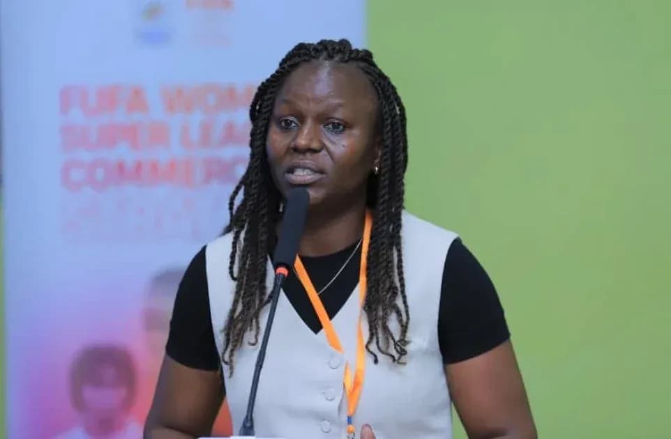 Speaker at FUFA Women Super League event