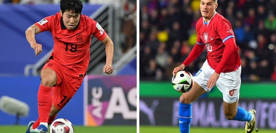Players from South Korea and Czech Republic competing