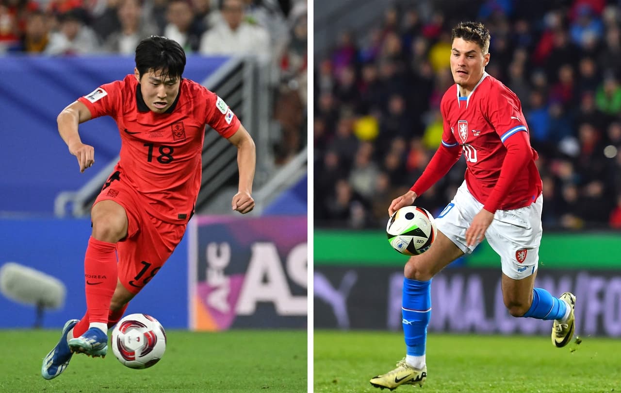 Players from South Korea and Czech Republic competing
