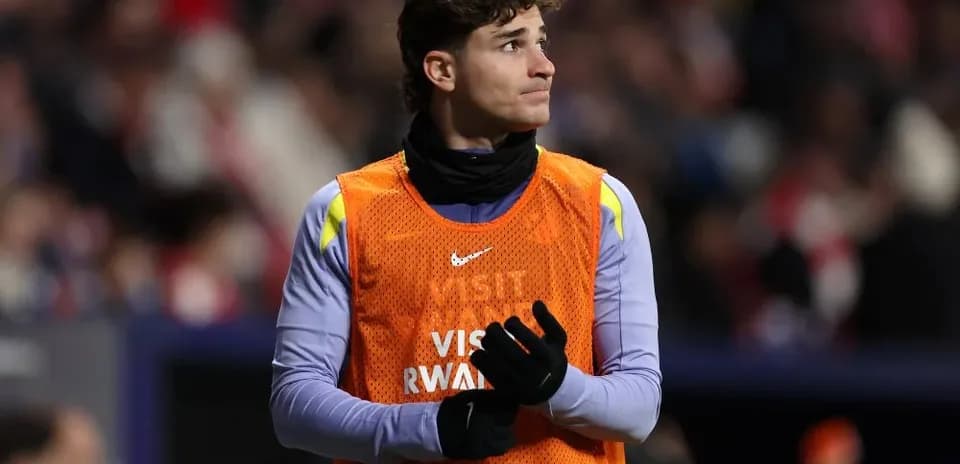 Player warming up on the sidelines in training gear