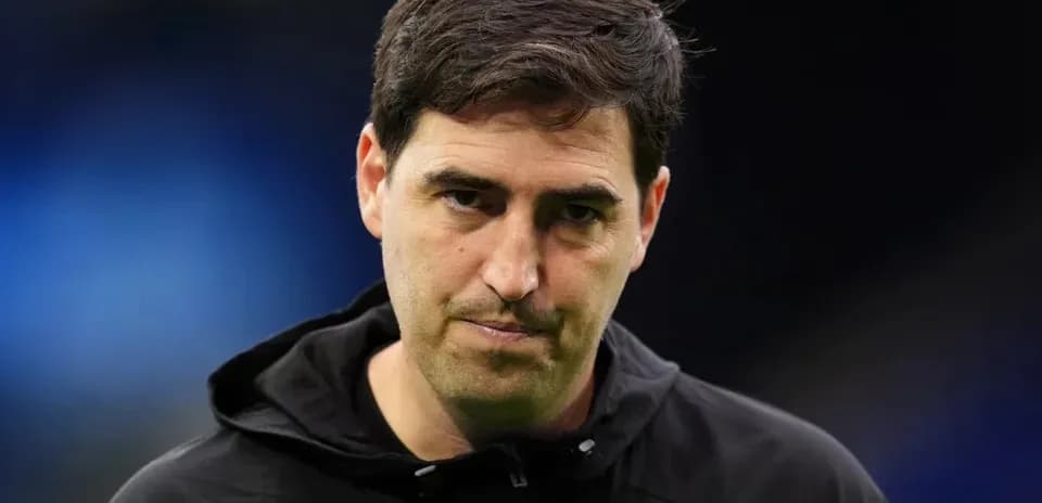 Coach looking serious during match preparation