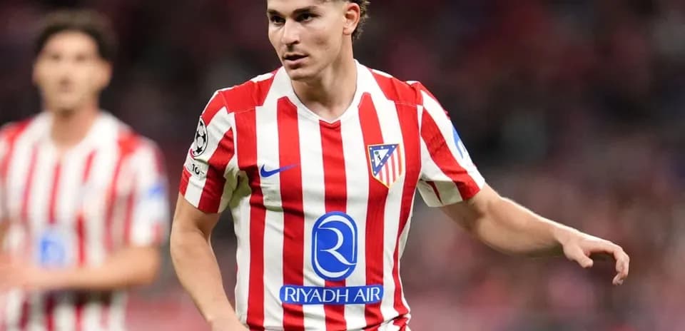 Atletico Madrid player during a match action