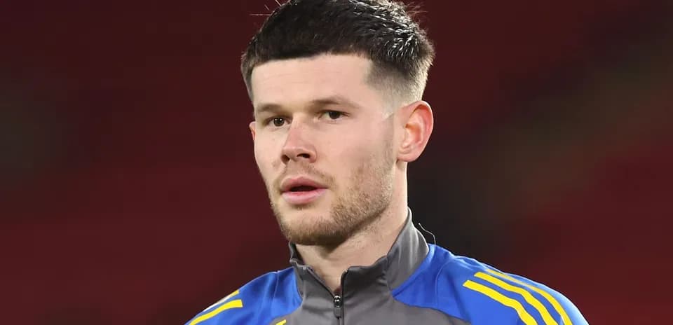 Player in training gear looking focused