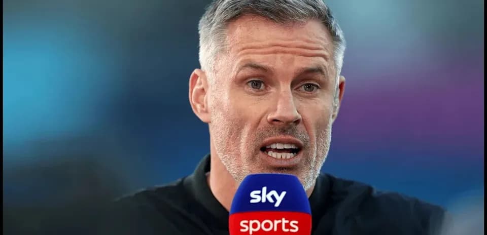 Sports commentator speaking into microphone at event