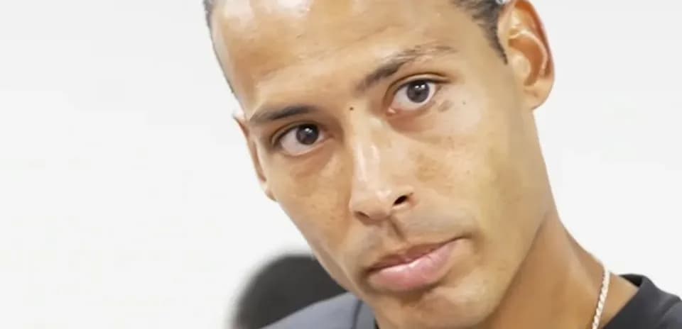 Close-up of a player during press event