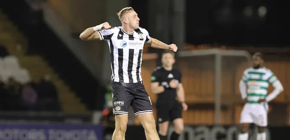 Player celebrating after scoring during match