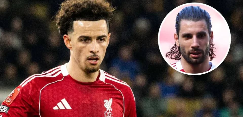 Liverpool player during match with focused expression