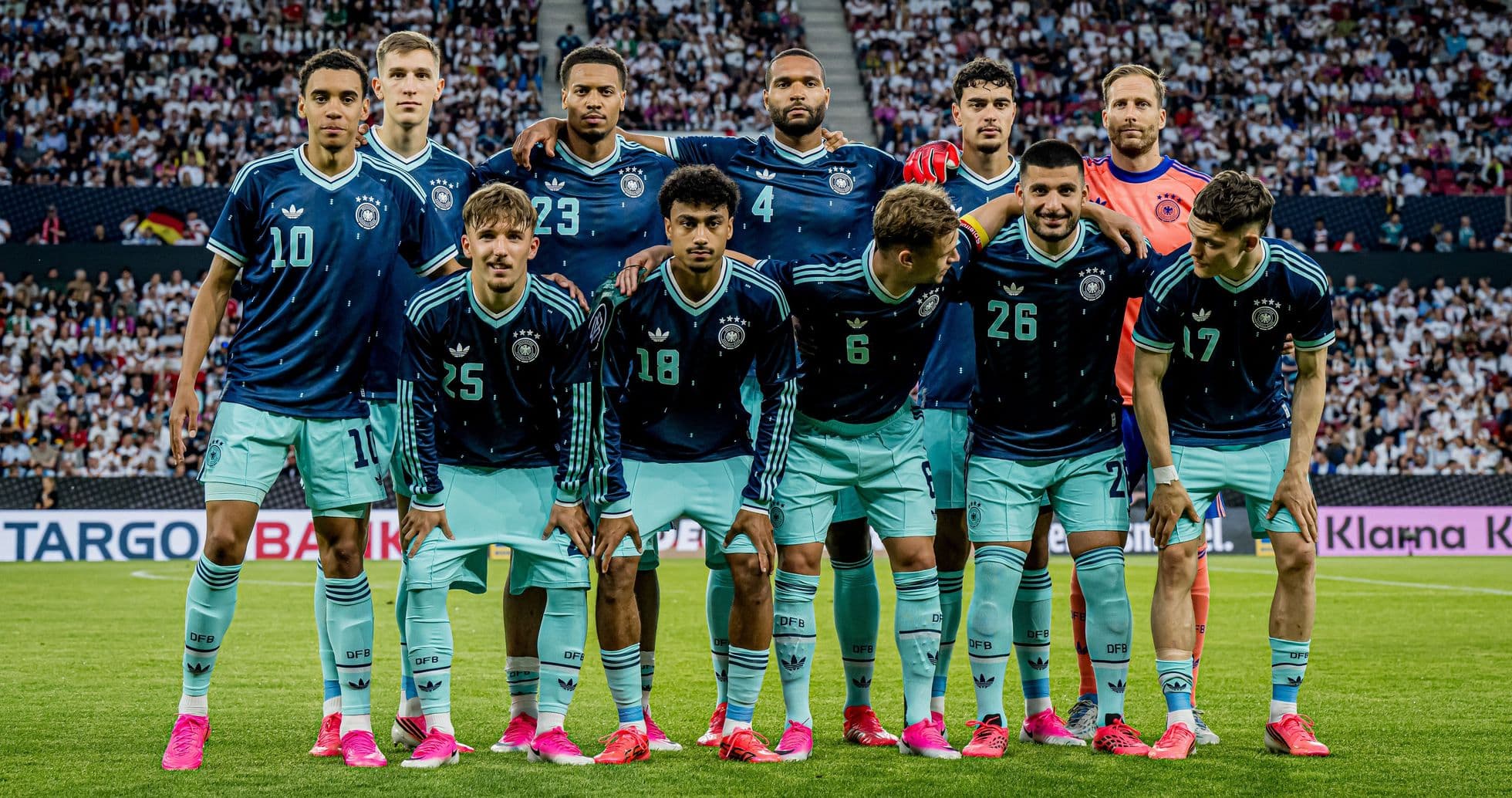 German national team posing for team photo