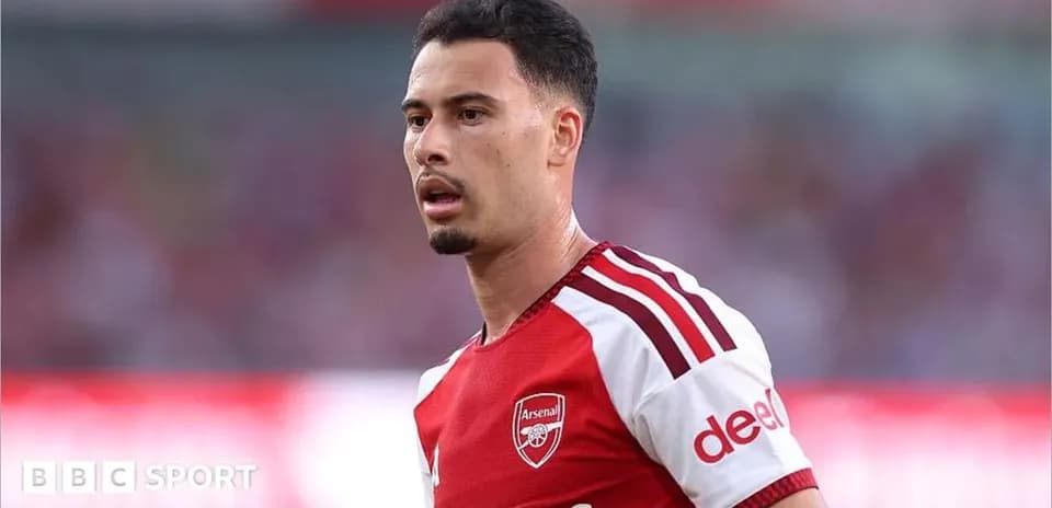 Arsenal player on the field during match