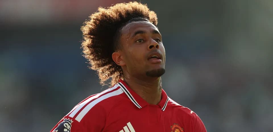 Manchester United player during a match