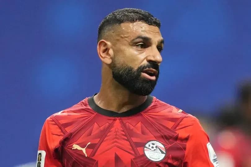 Player wearing Egypt jersey during match