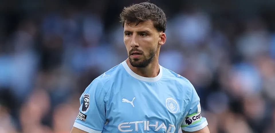Player wearing Manchester City kit during match