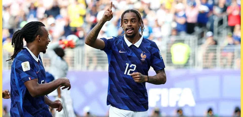 Player celebrating after scoring during match
