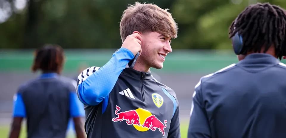 Player adjusting earphones during training session