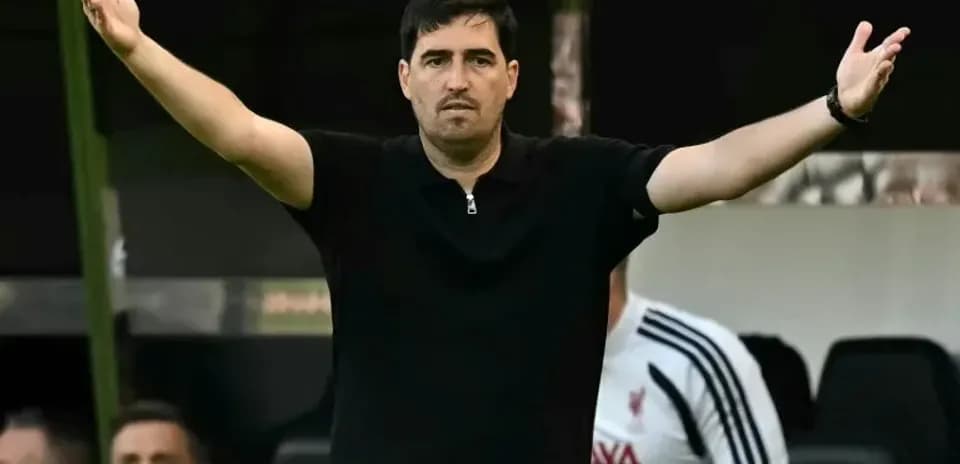 Coach gesturing during a match from the sideline