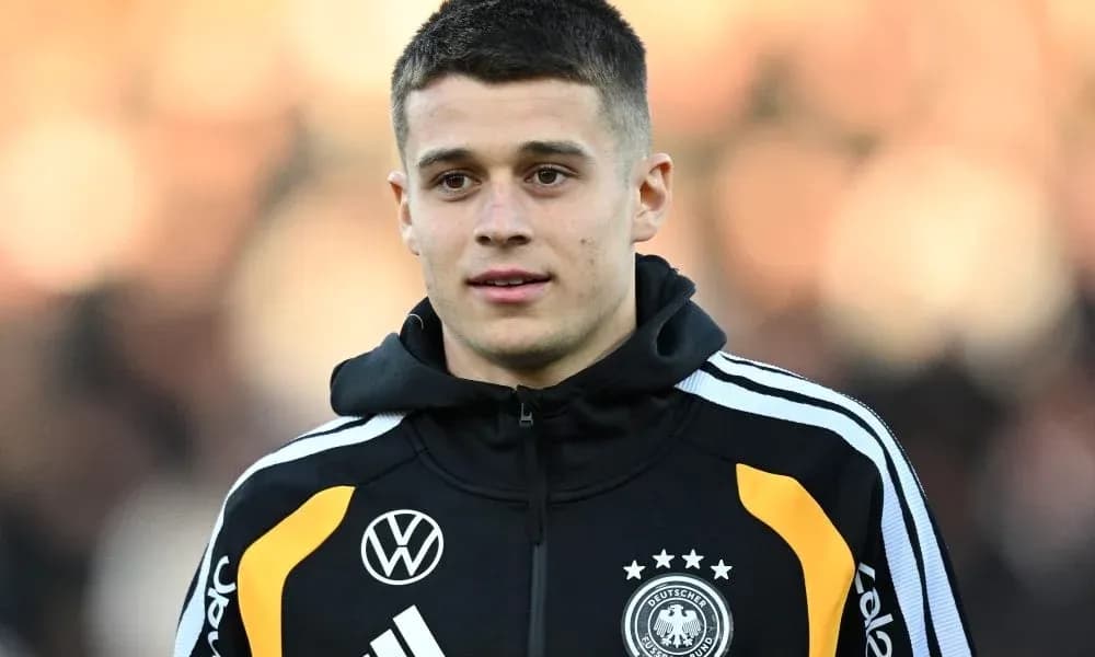 Player in Germany national team training gear