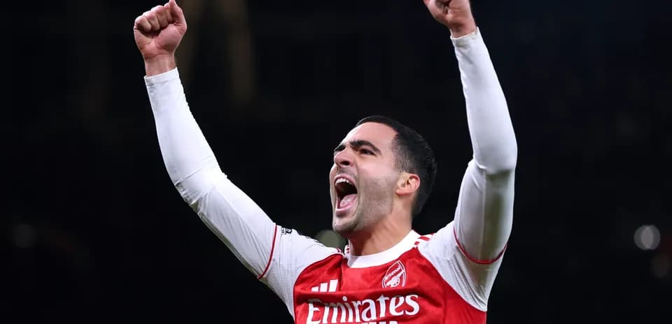 Player celebrating victory with raised fists
