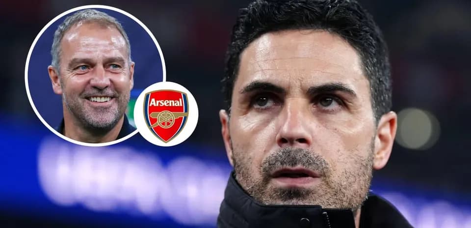 Arsenal manager Mikel Arteta focused before a match