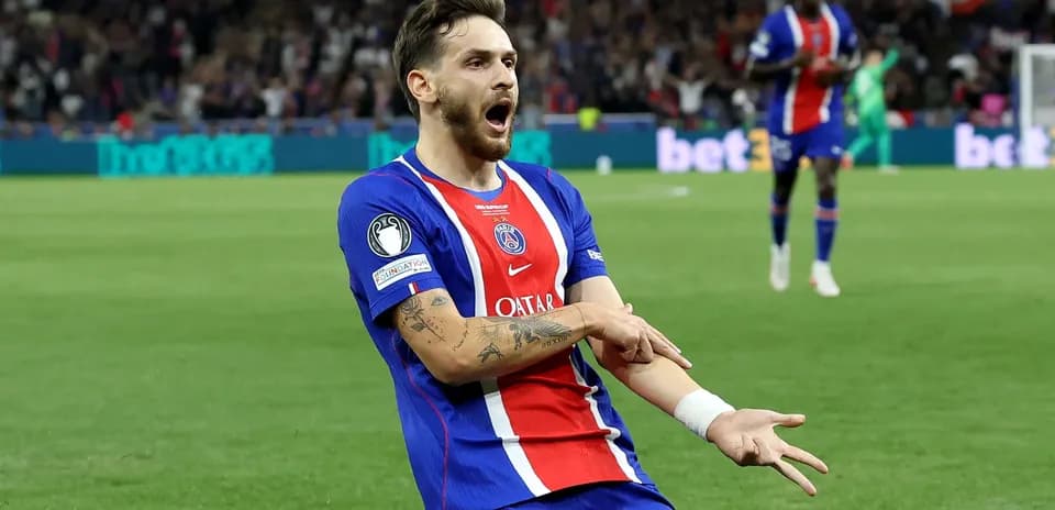 Player celebrating a goal on the field