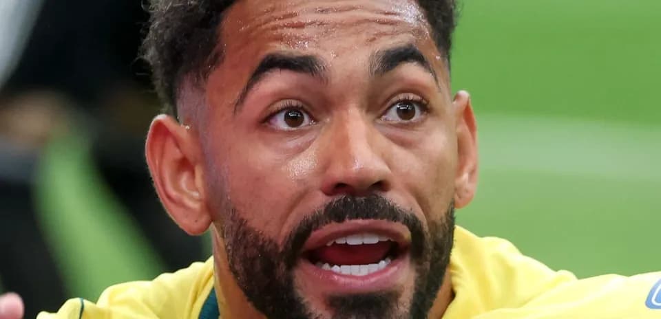 Player celebrating after scoring a goal during match