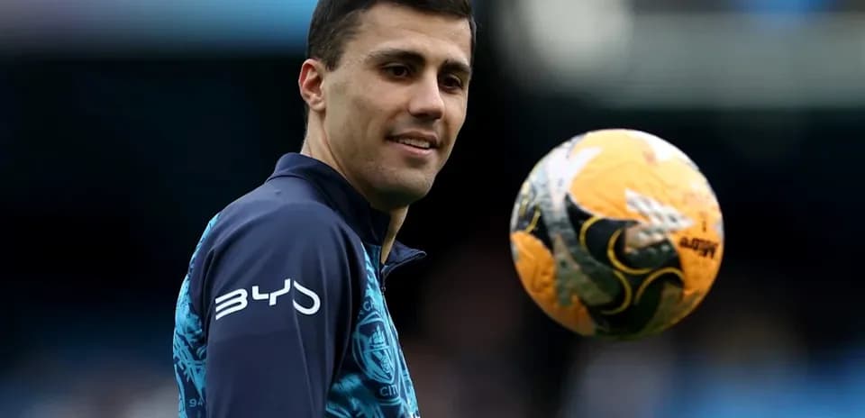 Player practicing with a soccer ball during training