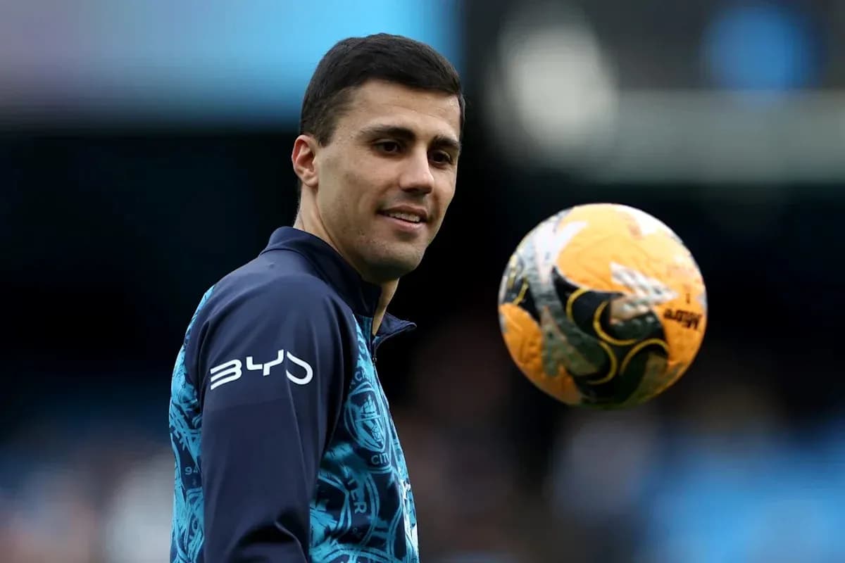 Player practicing with a soccer ball during training