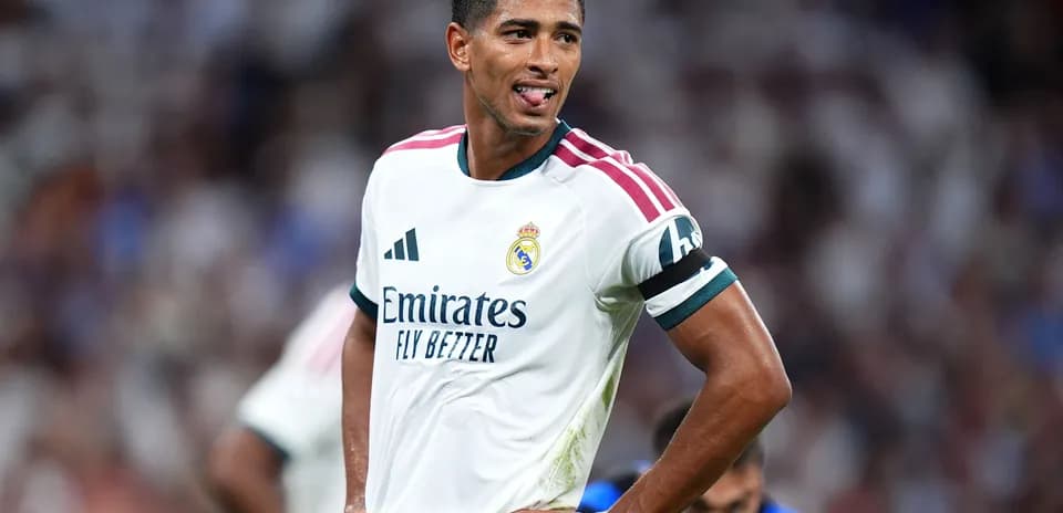 Player in Real Madrid kit during match
