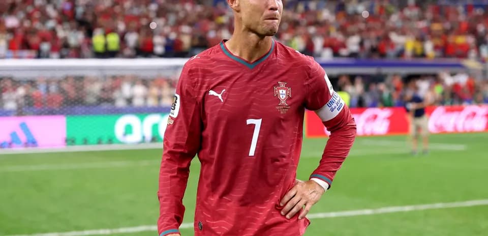 Cristiano Ronaldo during Portugal vs Spain match