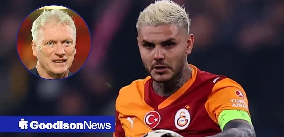 Player in Galatasaray kit preparing to kick ball