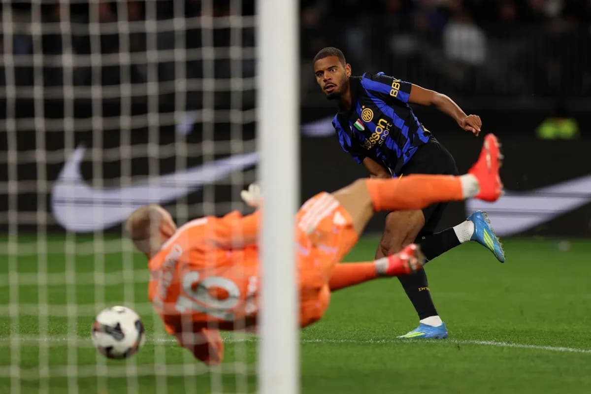 Player taking a penalty kick during match