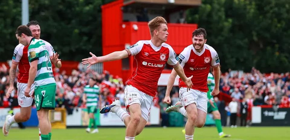 Player celebrating a goal during a football match