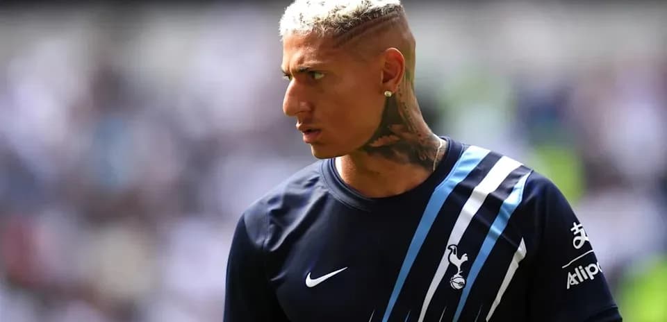 Player in Tottenham jersey during match warm-up