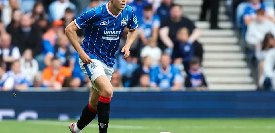 Player running with ball during match