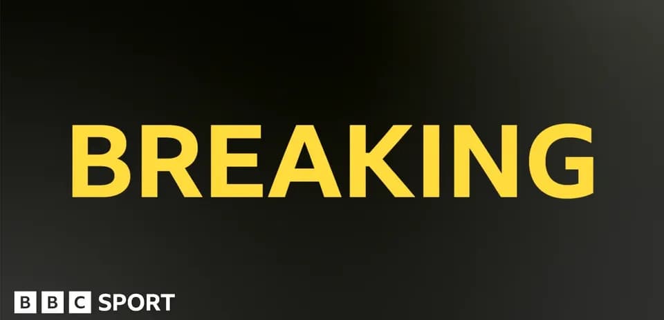 BBC Sport breaking news alert graphic