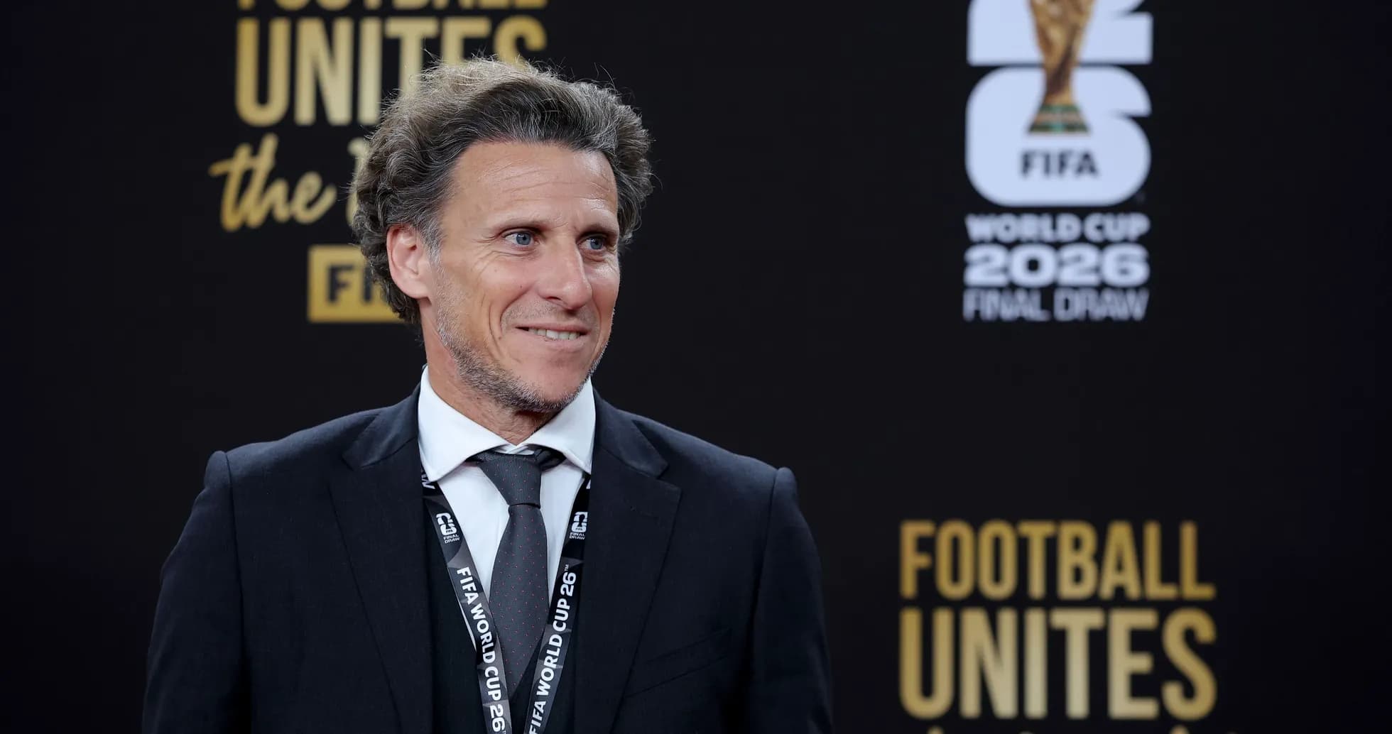 Man in suit at FIFA World Cup 2026 draw event