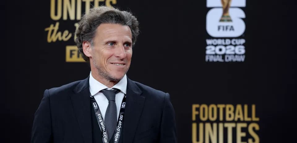 Man in suit at FIFA World Cup 2026 draw event