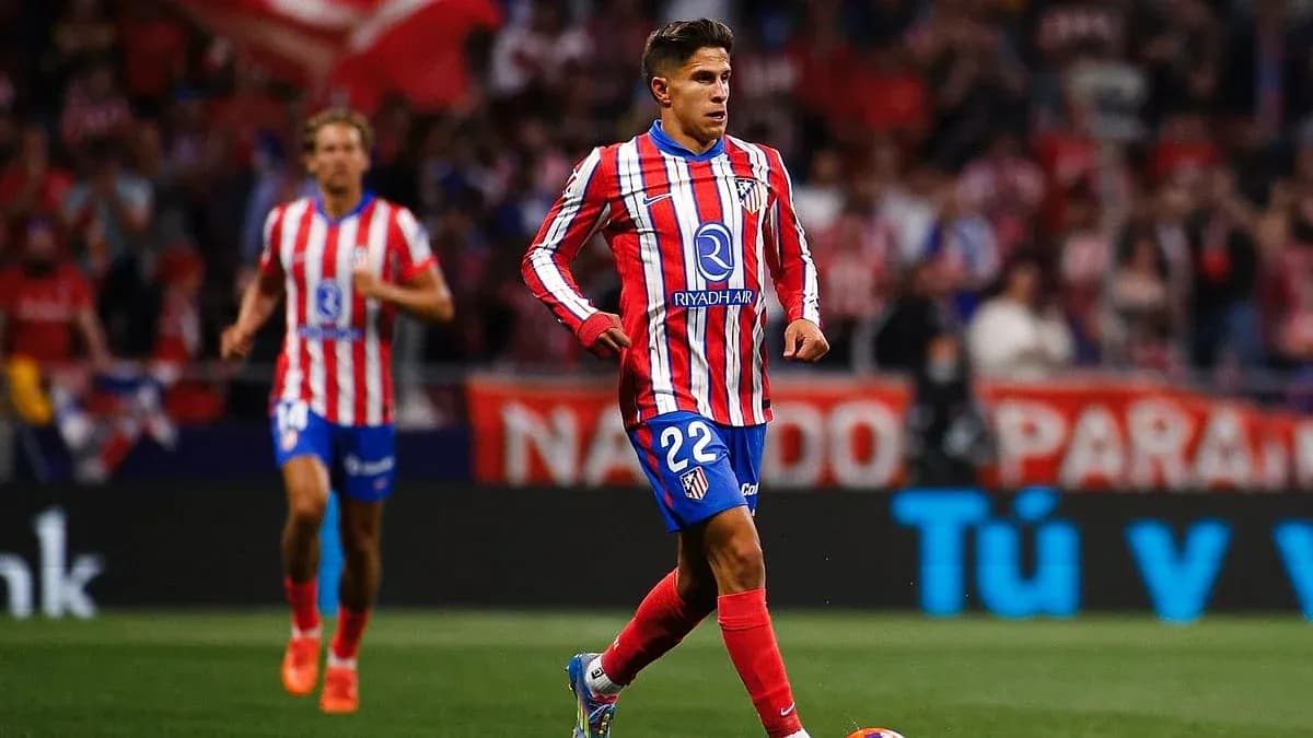 Atletico Madrid player in action during match