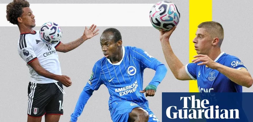 Three football players in action during matches